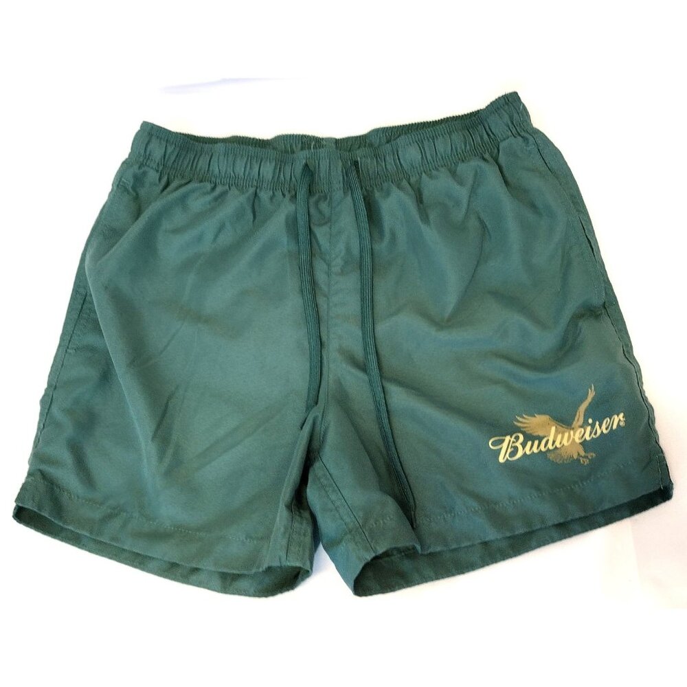 Pacsun Budweiser Green Swim Trunks Size Small